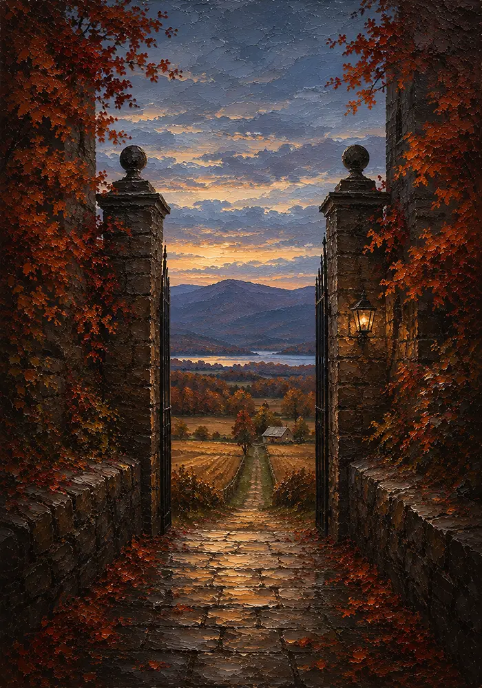 Hudson Passage Hudson Valley Wall Art Hudson Autumn Art Print