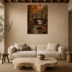 Premium Wall Art Dikey Html Edition – CP-US-HV-V-005 presented in a sophisticated home setting