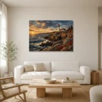 Premium Wall Art Yatay Html Edition – CP-US-NEC-H-001 styled in a refined neutral interior