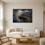 Premium Wall Art Yatay Html Edition – CP-US-NEC-H-003 styled in a refined neutral interior