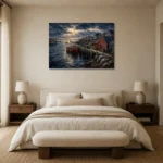 Premium Wall Art Yatay Html Edition – CP-US-NEC-H-003 showcased in an elegant minimalist interior