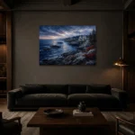Premium Wall Art Yatay Html Edition – CP-US-NEC-H-004 shown in a warm modern interior