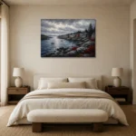 Premium Wall Art Yatay Html Edition – CP-US-NEC-H-005 showcased in an elegant minimalist interior