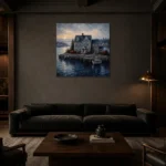 Premium Wall Art Kare Html Edition – CP-US-NEC-S-002 shown in a warm modern interior