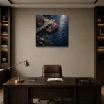 Premium Wall Art Kare Html Edition – CP-US-NEC-S-003 displayed in a contemporary gallery-inspired room