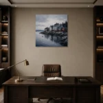 Premium Wall Art Kare Html Edition – CP-US-NEC-S-005 displayed in a contemporary gallery-inspired room