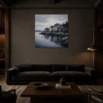 Premium Wall Art Kare Html Edition – CP-US-NEC-S-005 shown in a warm modern interior