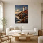 Premium Wall Art Dikey Html Edition – CP-US-NEC-V-001 styled in a refined neutral interior
