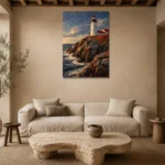 Premium Wall Art Dikey Html Edition – CP-US-NEC-V-001 presented in a sophisticated home setting