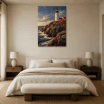 Premium Wall Art Dikey Html Edition – CP-US-NEC-V-001 showcased in an elegant minimalist interior
