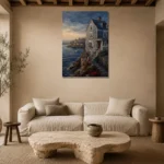 Premium Wall Art Dikey Html Edition – CP-US-NEC-V-002 presented in a sophisticated home setting