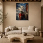 Premium Wall Art Dikey Html Edition – CP-US-NEC-V-003 presented in a sophisticated home setting