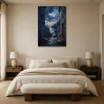 Premium Wall Art Dikey Html Edition – CP-US-NEC-V-004 showcased in an elegant minimalist interior