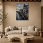 Premium Wall Art Dikey Html Edition – CP-US-NEC-V-005 presented in a sophisticated home setting