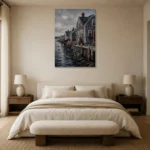 Premium Wall Art Dikey Html Edition – CP-US-NEC-V-005 showcased in an elegant minimalist interior