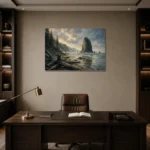 Premium Wall Art Yatay Html Edition – CP-US-PF-H-001 displayed in a contemporary gallery-inspired room
