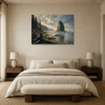 Premium Wall Art Yatay Html Edition – CP-US-PF-H-001 showcased in an elegant minimalist interior