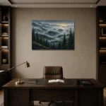 Premium Wall Art Yatay Html Edition – CP-US-PF-H-002 displayed in a contemporary gallery-inspired room