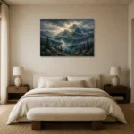 Premium Wall Art Yatay Html Edition – CP-US-PF-H-003 showcased in an elegant minimalist interior