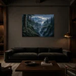 Premium Wall Art Yatay Html Edition – CP-US-PF-H-004 shown in a warm modern interior