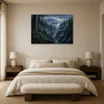 Premium Wall Art Yatay Html Edition – CP-US-PF-H-004 showcased in an elegant minimalist interior