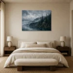 Premium Wall Art Yatay Html Edition – CP-US-PF-H-005 showcased in an elegant minimalist interior