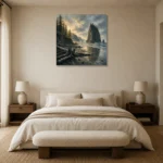 Premium Wall Art Kare Html Edition – CP-US-PF-S-001 showcased in an elegant minimalist interior