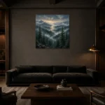 Premium Wall Art Kare Html Edition – CP-US-PF-S-002 shown in a warm modern interior