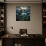 Premium Wall Art Kare Html Edition – CP-US-PF-S-003 displayed in a contemporary gallery-inspired room