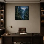 Premium Wall Art Kare Html Edition – CP-US-PF-S-004 displayed in a contemporary gallery-inspired room