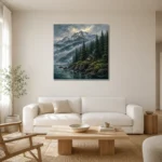 Premium Wall Art Kare Html Edition – CP-US-PF-S-005 styled in a refined neutral interior