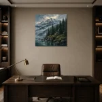 Premium Wall Art Kare Html Edition – CP-US-PF-S-005 displayed in a contemporary gallery-inspired room
