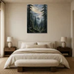 Premium Wall Art Dikey Html Edition – CP-US-PF-V-002 showcased in an elegant minimalist interior