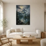 Premium Wall Art Dikey Html Edition – CP-US-PF-V-003 styled in a refined neutral interior