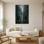Premium Wall Art Dikey Html Edition – CP-US-PF-V-004 styled in a refined neutral interior