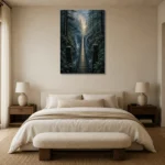 Premium Wall Art Dikey Html Edition – CP-US-PF-V-004 showcased in an elegant minimalist interior