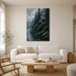 Premium Wall Art Dikey Html Edition – CP-US-PF-V-005 styled in a refined neutral interior