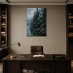 Premium Wall Art Dikey Html Edition – CP-US-PF-V-005 displayed in a contemporary gallery-inspired room