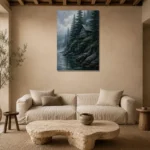 Premium Wall Art Dikey Html Edition – CP-US-PF-V-005 presented in a sophisticated home setting
