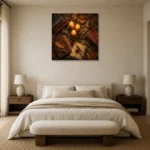 Premium Wall Art Kare Html Edition – DARKACADEMİA0826028 showcased in an elegant minimalist interior
