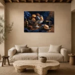 Premium Wall Art Yatay Html Edition – DINIGROOM0826003 presented in a sophisticated home setting