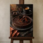Premium Wall Art Dikey Html Edition – DINIGROOM0826004 displayed on a studio easel
