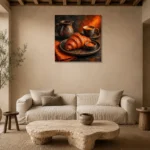 Premium Wall Art Kare Html Edition – DINIGROOM0826008 presented in a sophisticated home setting