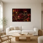 Premium Wall Art Yatay Html Edition – DINIGROOM0826010 styled in a refined neutral interior