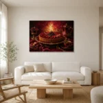 Premium Wall Art Yatay Html Edition – DINIGROOM0826012 styled in a refined neutral interior
