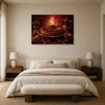 Premium Wall Art Yatay Html Edition – DINIGROOM0826012 showcased in an elegant minimalist interior