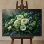 Premium Wall Art Yatay Html Edition – DINIGROOM0826019 displayed on a studio easel