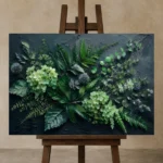 Premium Wall Art Yatay Html Edition – DINIGROOM0826021 displayed on a studio easel