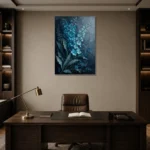 Premium Wall Art Dikey Html Edition – DINIGROOM0826022 displayed in a contemporary gallery-inspired room