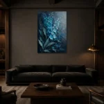 Premium Wall Art Dikey Html Edition – DINIGROOM0826022 shown in a warm modern interior